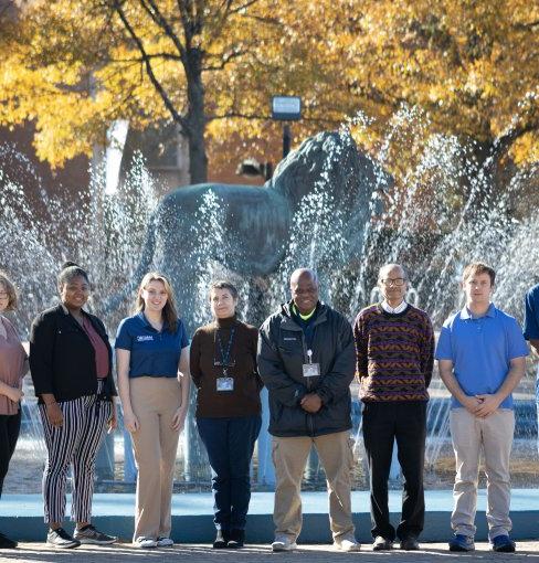 Group photo of ODU U-Rise students